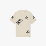 CROYEZ FLOWER T-SHIRT | OFF-WHITE