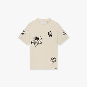 CROYEZ FLOWER T-SHIRT | OFF-WHITE
