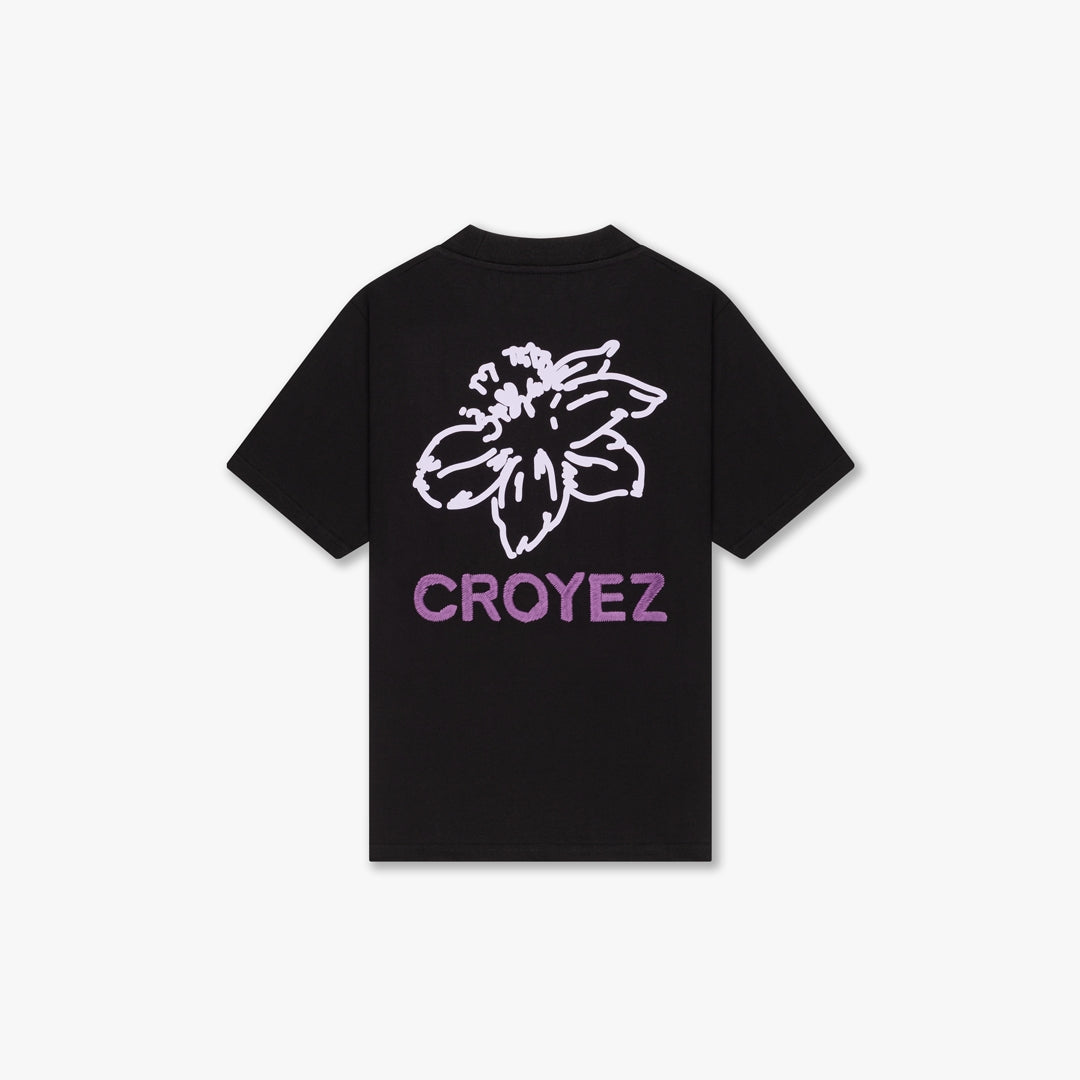 CROYEZ GARDENER T-SHIRT | BLACK/PURPLE
