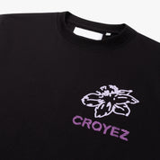 CROYEZ GARDENER T-SHIRT | BLACK/PURPLE