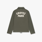 CROYEZ PARIS PADDED COACH JACKET | DUSTY OLIVE