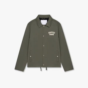 CROYEZ PARIS PADDED COACH JACKET | DUSTY OLIVE