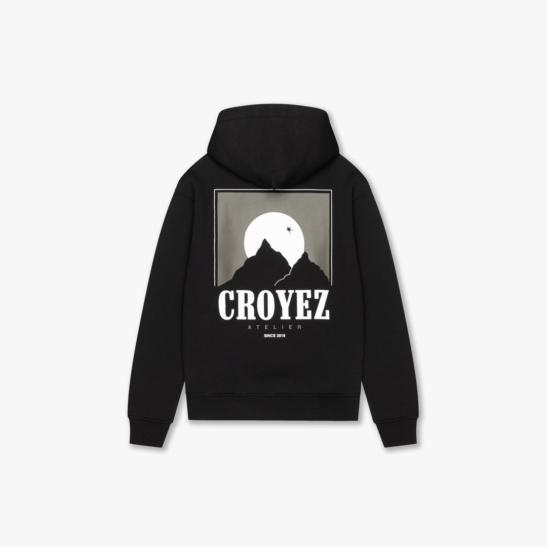 CROYEZ SLOPES HOODIE | BLACK