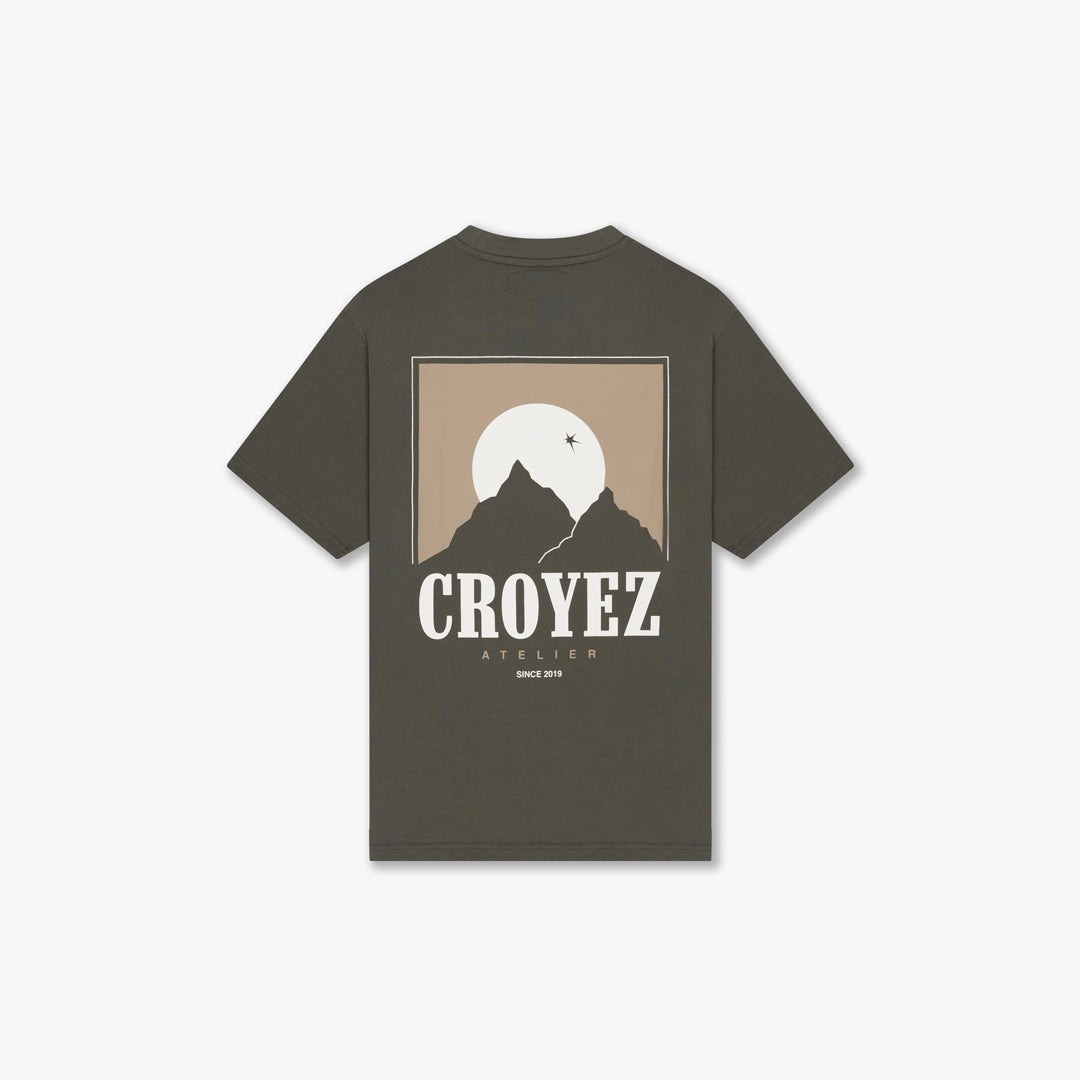 CROYEZ SLOPES T-SHIRT | DUSTY OLIVE