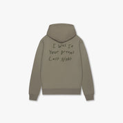 CROYEZ IN YOUR DREAMS ZIP HOODIE | DUSTY OLIVE
