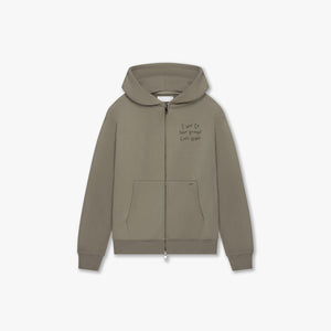 CROYEZ IN YOUR DREAMS ZIP HOODIE | DUSTY OLIVE