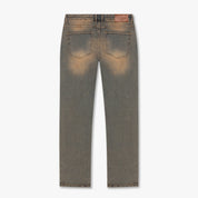 CROYEZ SAND WASHED STRAIGHT LEG DENIM | LIGHT BLUE