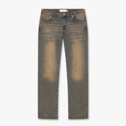 CROYEZ SAND WASHED STRAIGHT LEG DENIM | LIGHT BLUE