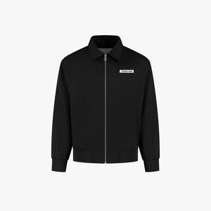 CROYEZ ÉTIQUETTE SATIN JACKET | BLACK