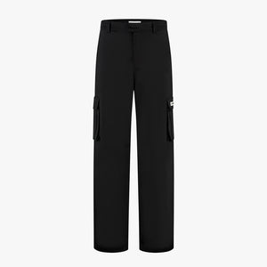 CROYEZ ÉTIQUETTE SATIN PANTS | BLACK