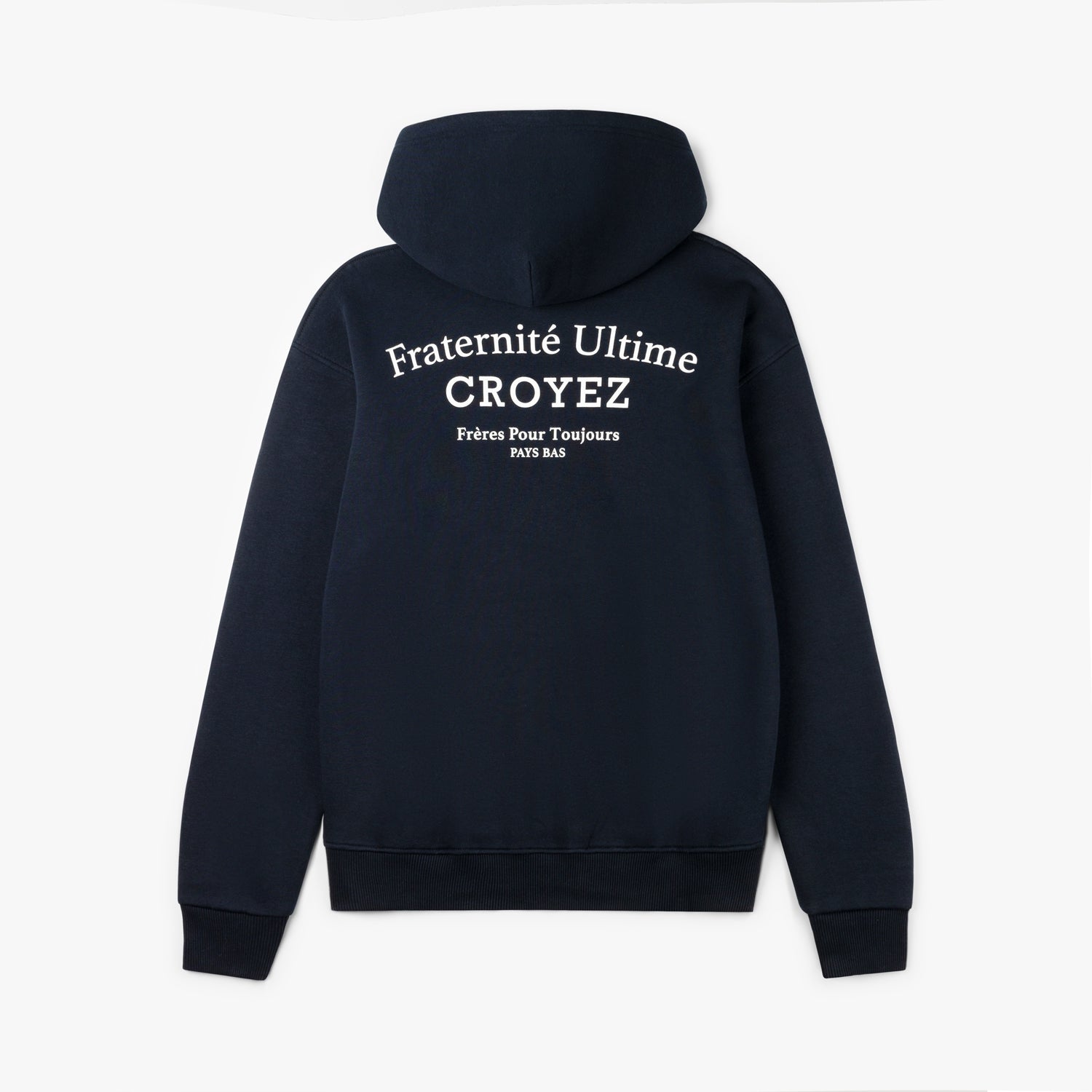 CROYEZ FRATERNITÉ HOODIE | NAVY/WHITE
