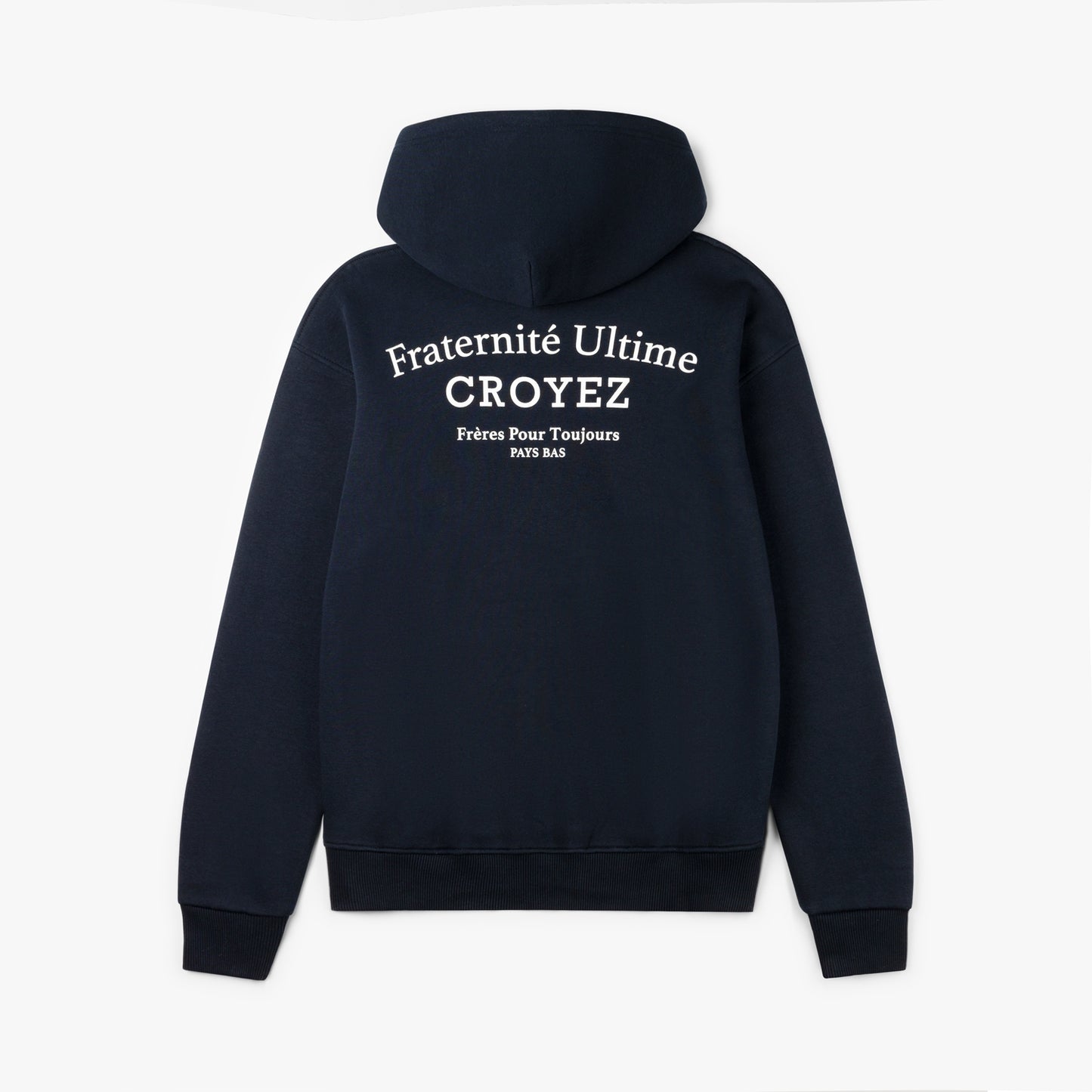 CROYEZ FRATERNITÉ HOODIE - NAVY/WHITE