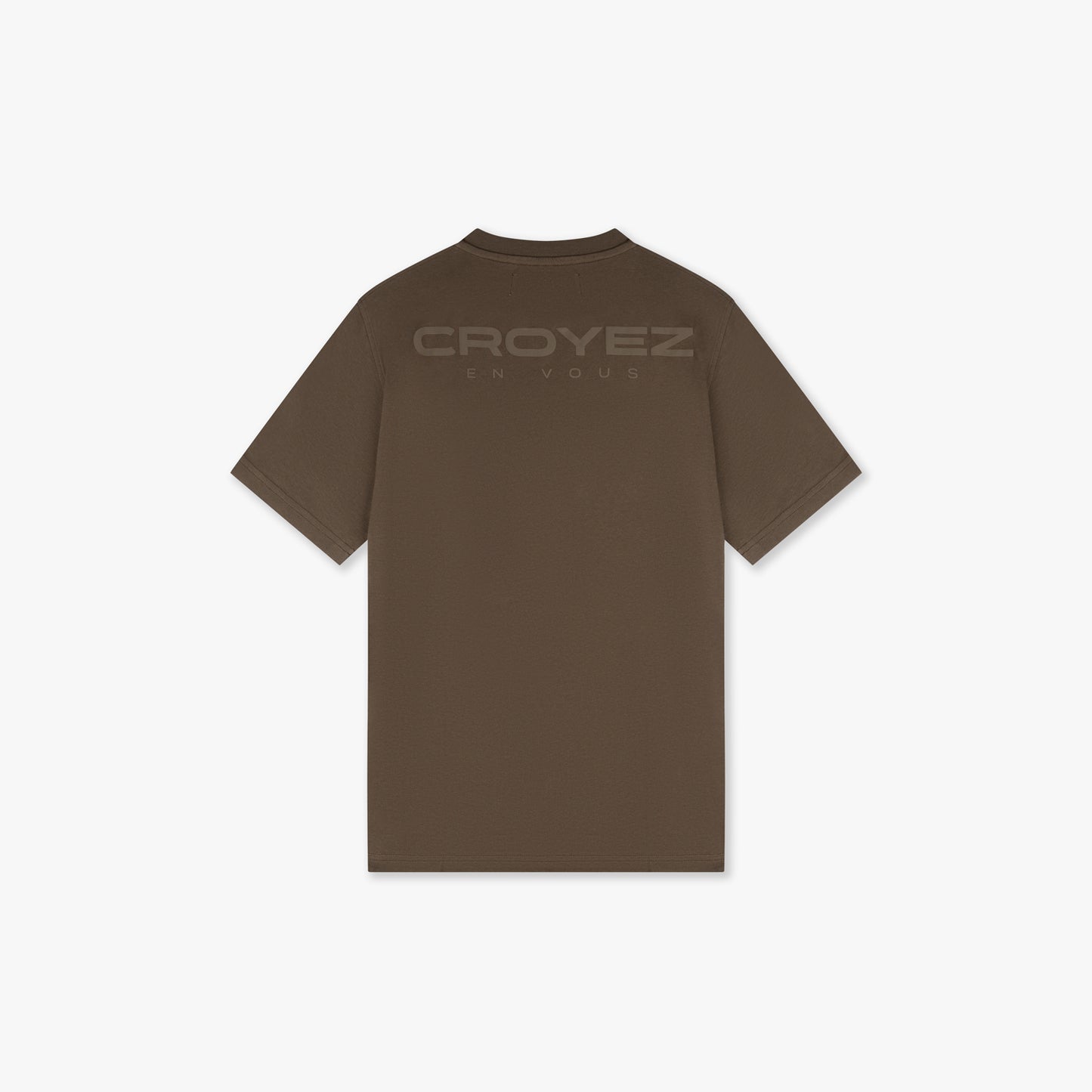 CROYEZ ORGANETTO T-SHIRT - BROWN
