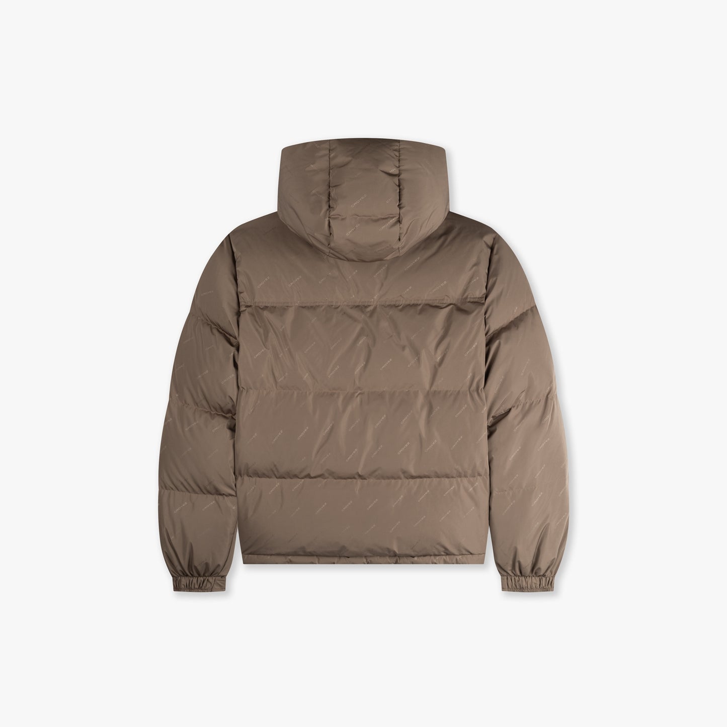 CROYEZ ALLOVER PUFFER JACKET - BROWN