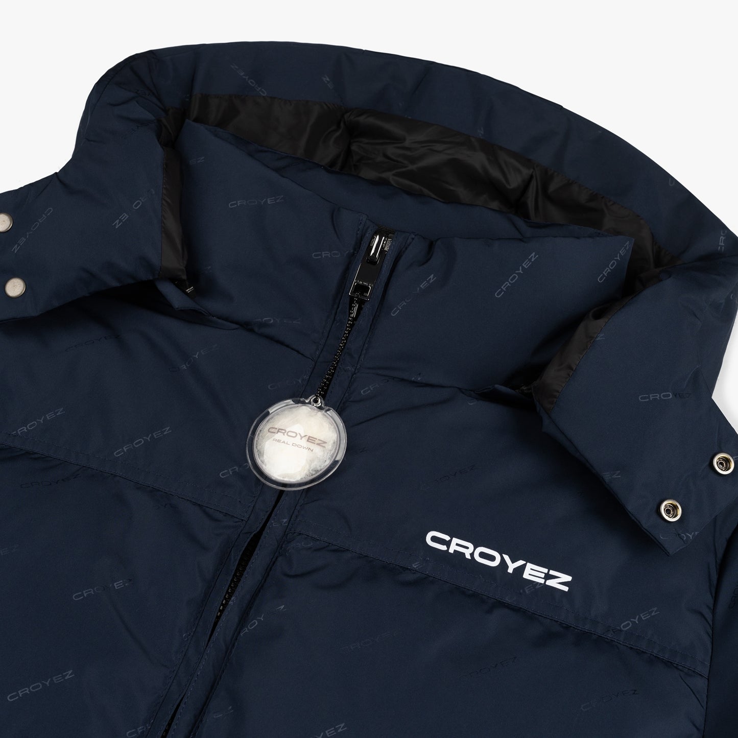 CROYEZ ALLOVER PUFFER JACKET - NAVY