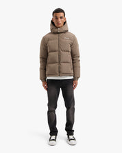 CROYEZ ALLOVER PUFFER JACKET | BROWN