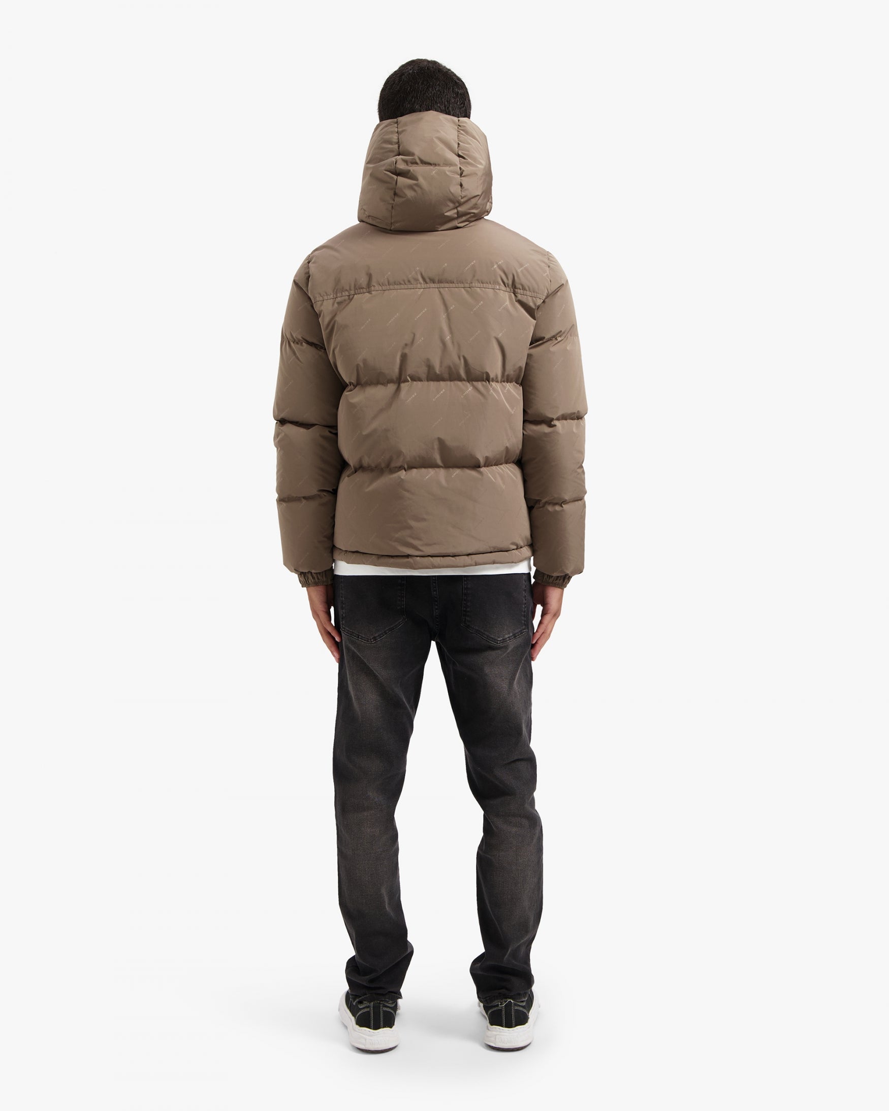 CROYEZ ALLOVER PUFFER JACKET | BROWN