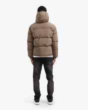 CROYEZ ALLOVER PUFFER JACKET | BROWN