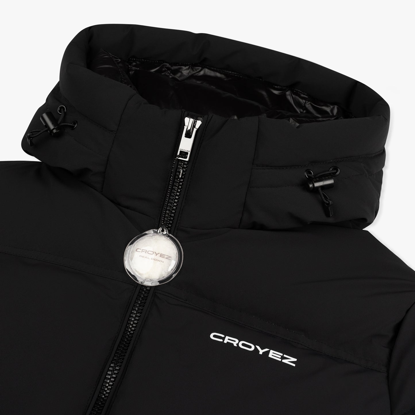 CROYEZ DOWN PUFFER JACKET - BLACK