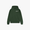 CROYEZ ATELIER HOODIE - DARK GREEN/WHITE