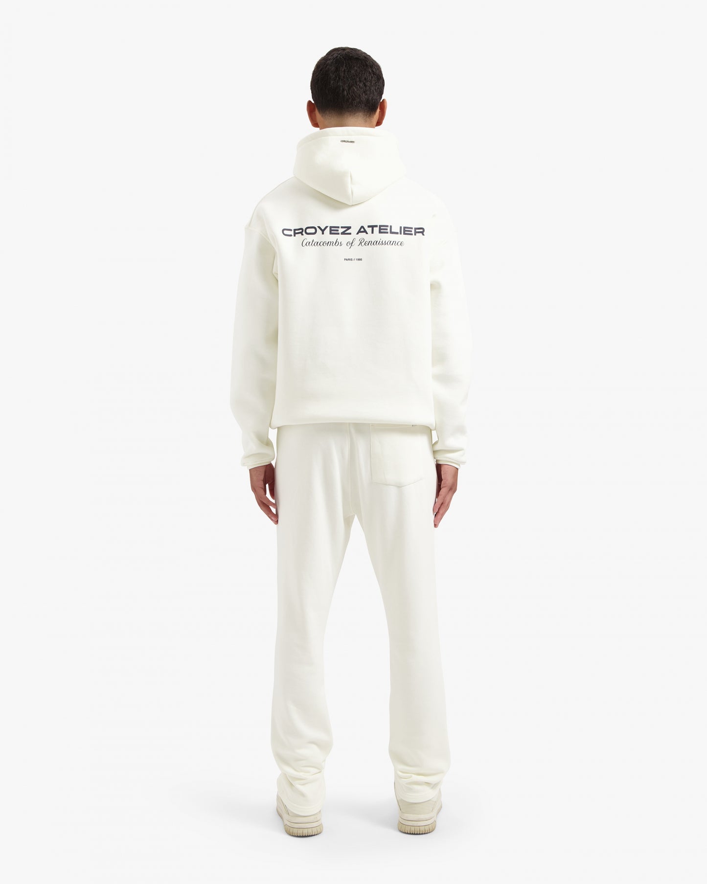 CROYEZ ATELIER HOODIE - CREAM/NAVY