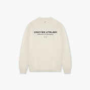 CROYEZ ATELIER SWEATER | CREAM/NAVY