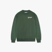 CROYEZ ATELIER SWEATER | DARK GREEN/WHITE