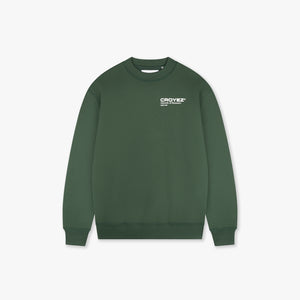CROYEZ ATELIER SWEATER | DARK GREEN/WHITE
