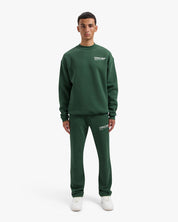 CROYEZ ATELIER SWEATER | DARK GREEN/WHITE