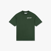 CROYEZ ATELIER T-SHIRT | DARK GREEN/WHITE