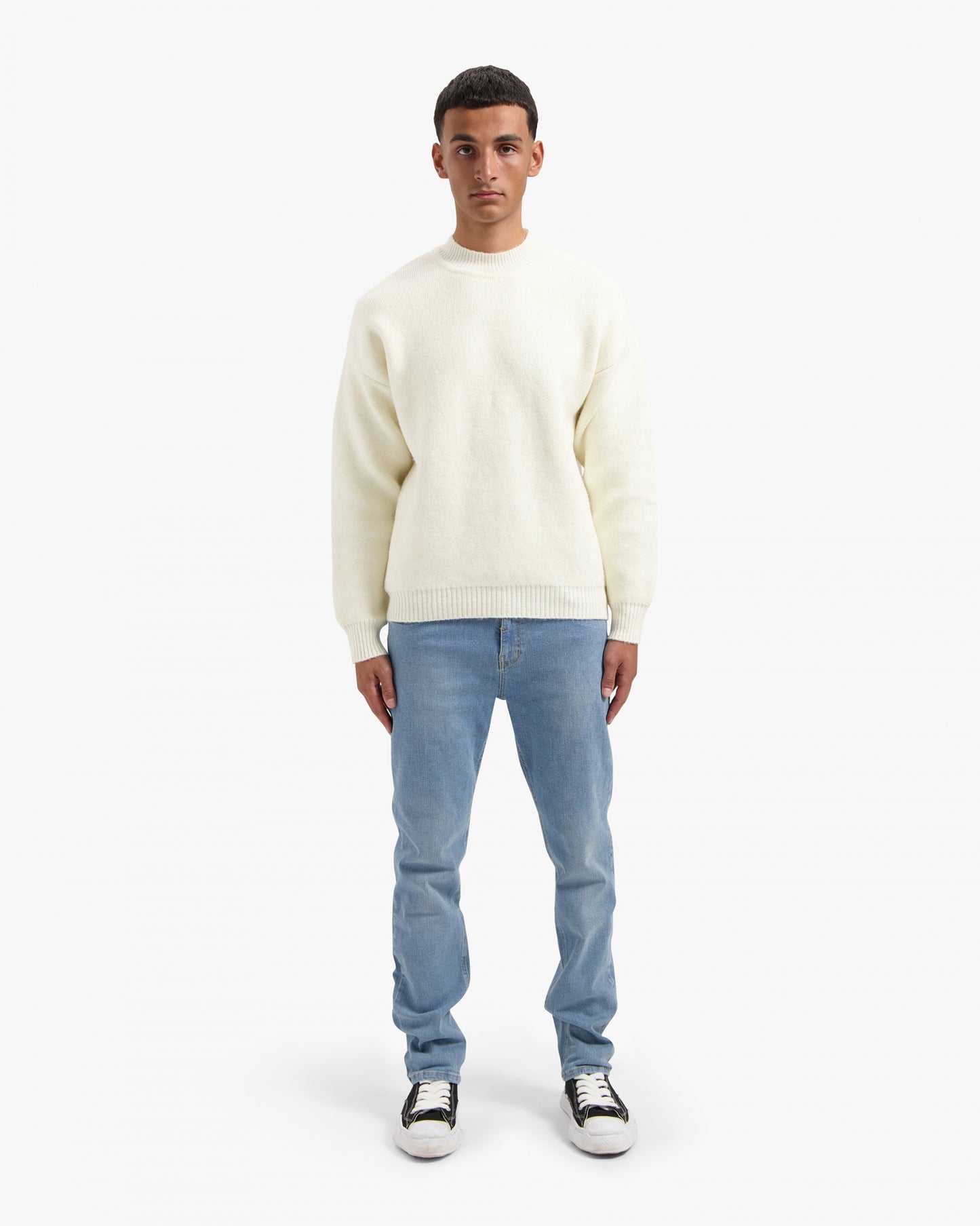 CROYEZ ATELIER KNIT SWEATER - OFF-WHITE