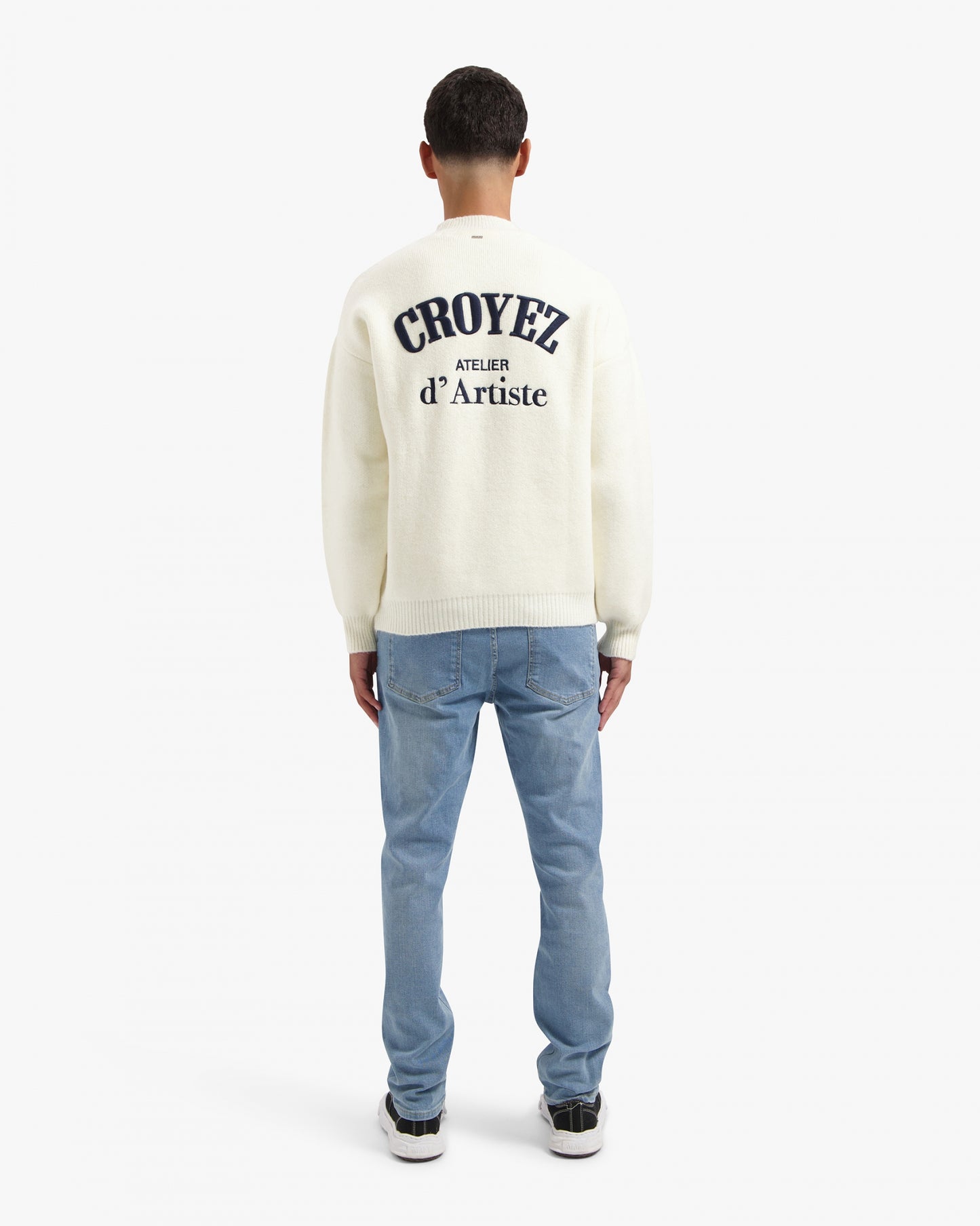 CROYEZ ATELIER KNIT SWEATER - OFF-WHITE