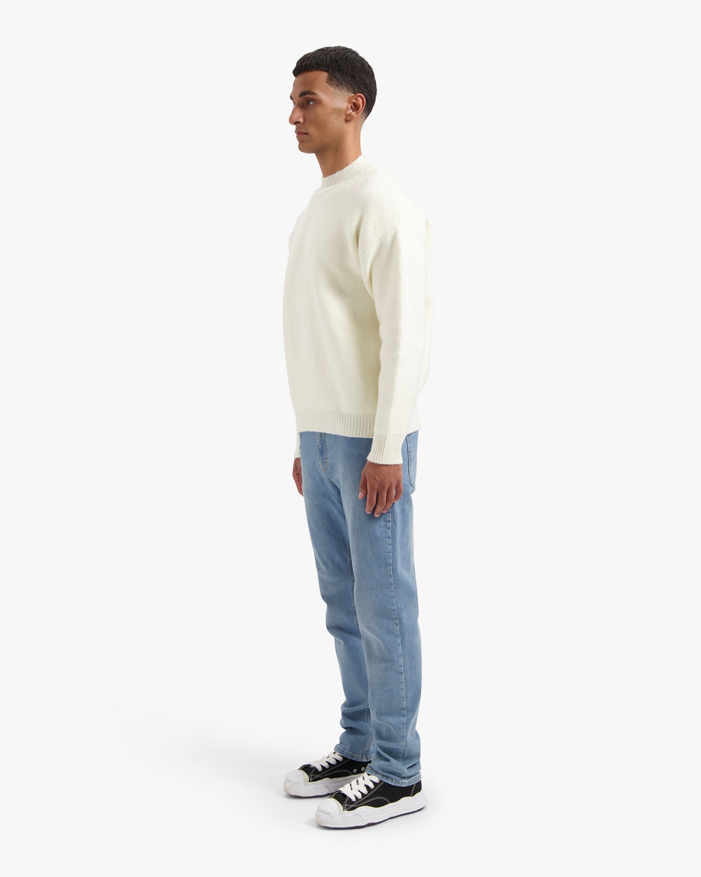 CROYEZ ATELIER KNIT SWEATER - OFF-WHITE