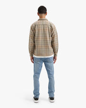 CROYEZ ESSENCE FLANNEL SHIRT | BROWN/BEIGE