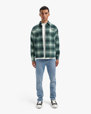 CROYEZ ESSENCE FLANNEL SHIRT | GREEN/BLACK