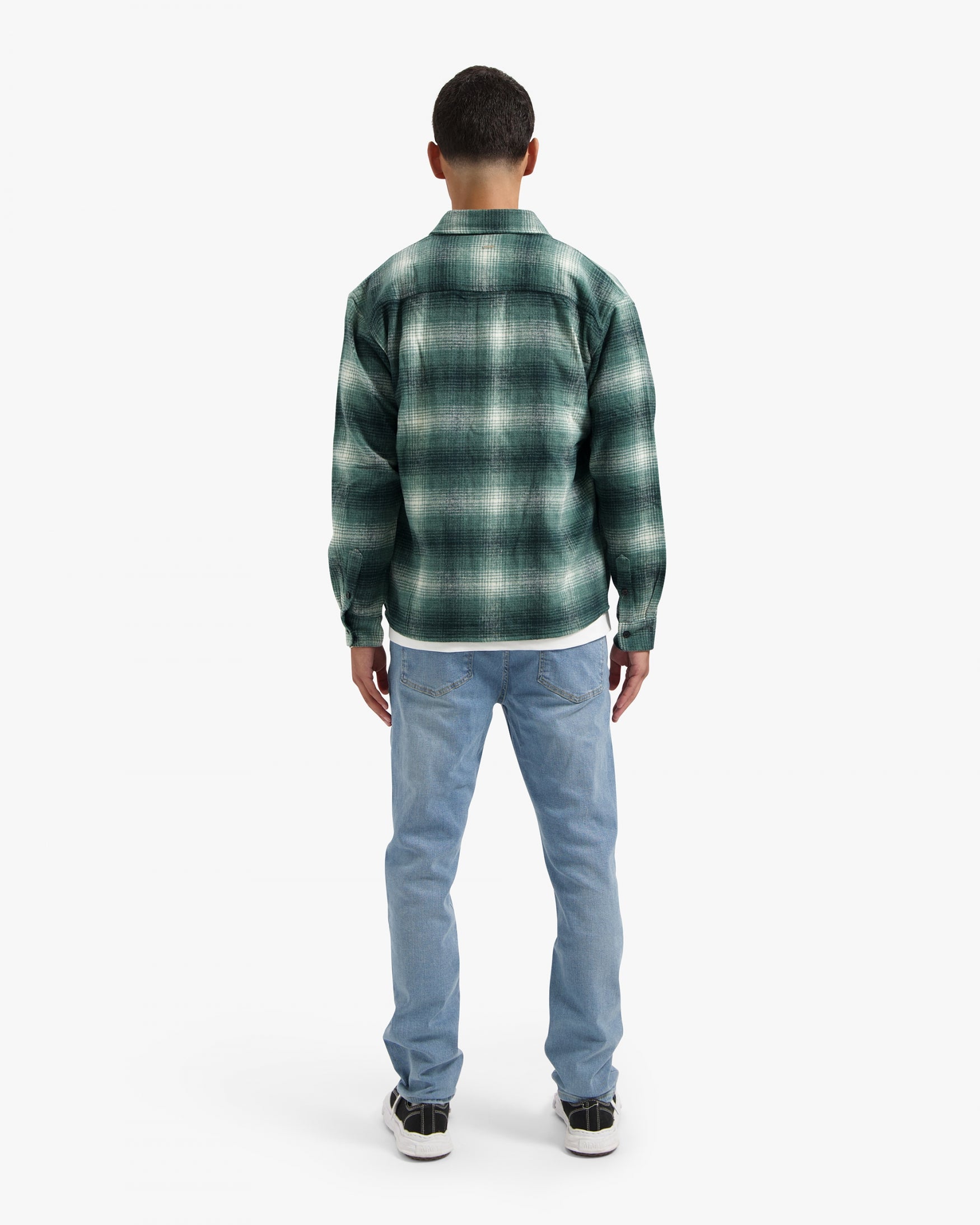CROYEZ ESSENCE FLANNEL SHIRT | GREEN/BLACK