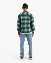 CROYEZ ESSENCE FLANNEL SHIRT | GREEN/BLACK