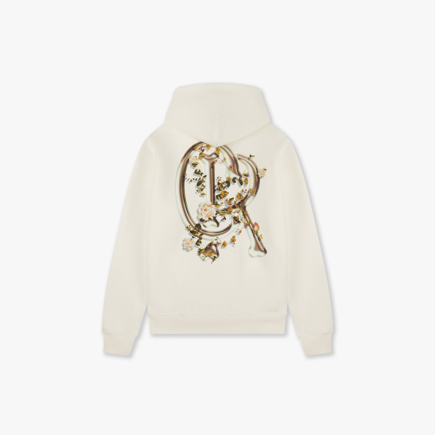 CROYEZ CHROME FLOWER HOODIE | OFF-WHITE