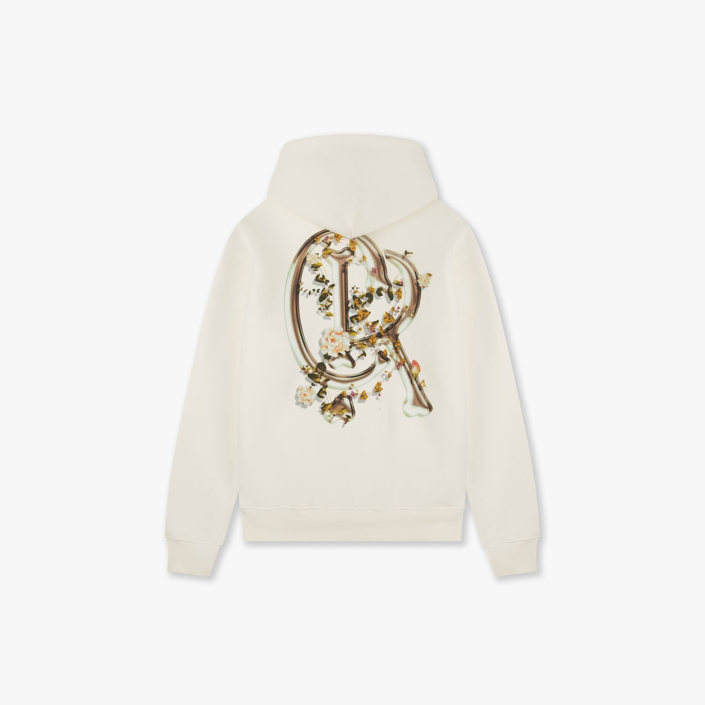 CROYEZ CHROME FLOWER HOODIE - OFF-WHITE