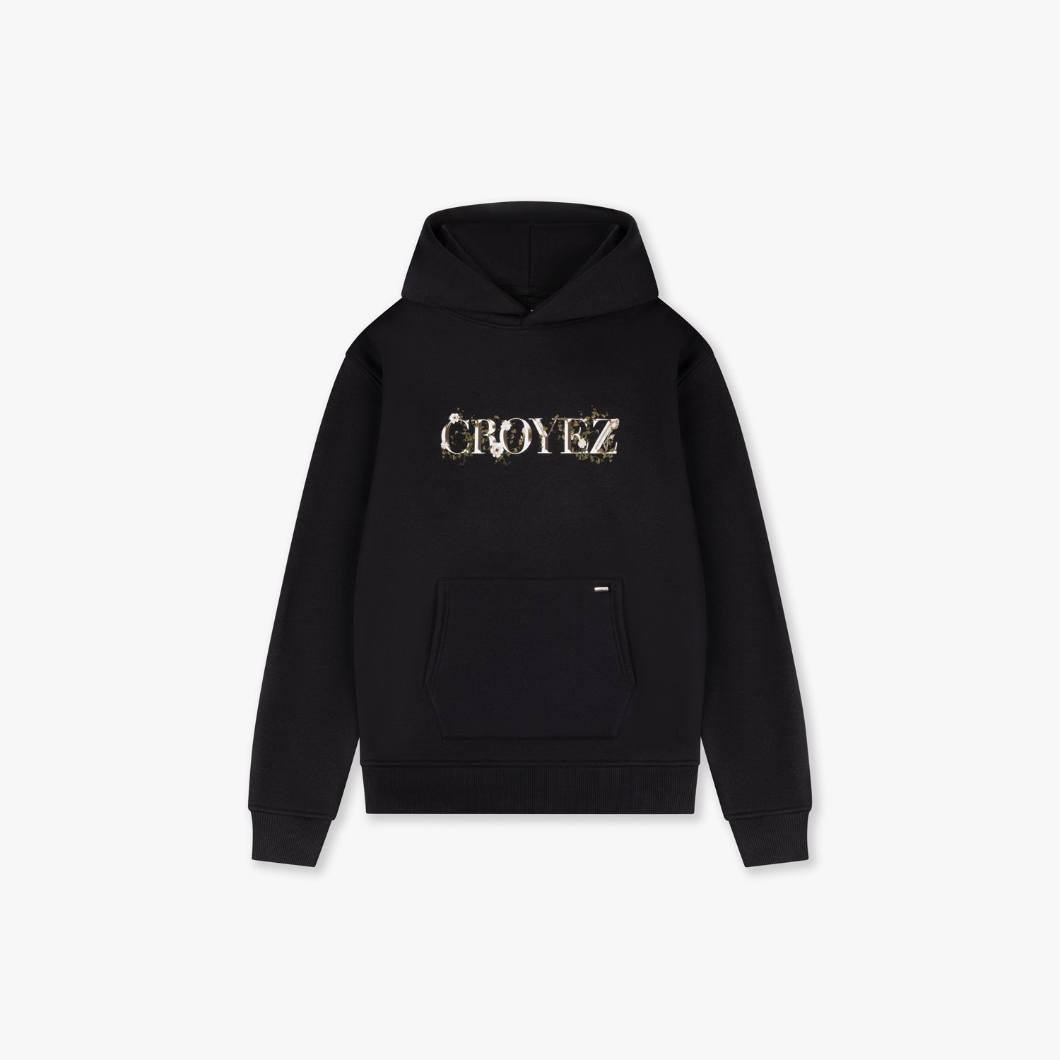 CROYEZ CHROME FLOWER HOODIE - VINTAGE BLACK