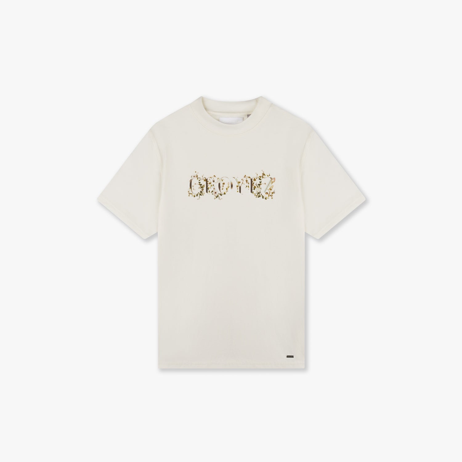 CROYEZ CHROME FLOWER T-SHIRT | OFF-WHITE
