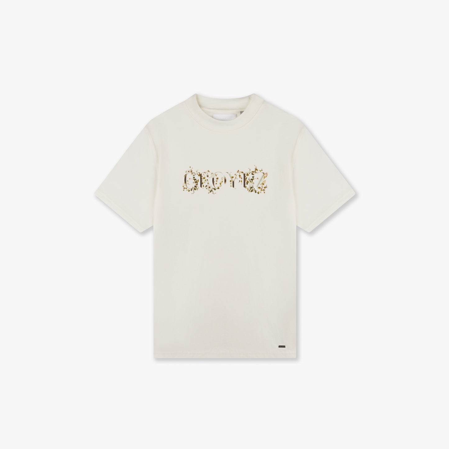 CROYEZ CHROME FLOWER T-SHIRT - OFF-WHITE