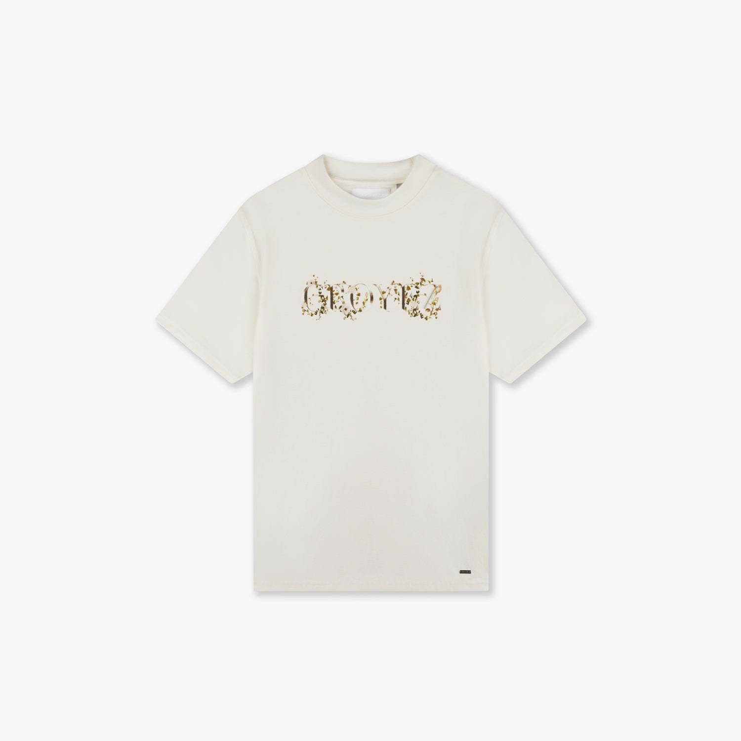 CROYEZ CHROME FLOWER T-SHIRT - OFF-WHITE