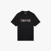 CROYEZ CHROME FLOWER T-SHIRT | VINTAGE BLACK