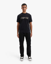 CROYEZ CHROME FLOWER T-SHIRT | VINTAGE BLACK