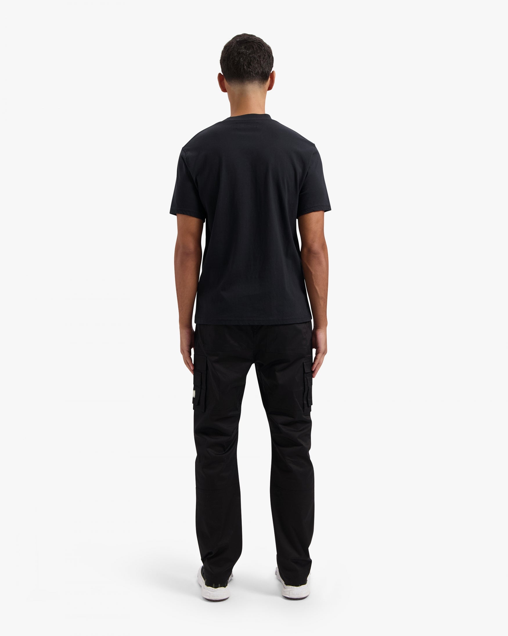 CROYEZ CHROME FLOWER T-SHIRT | VINTAGE BLACK