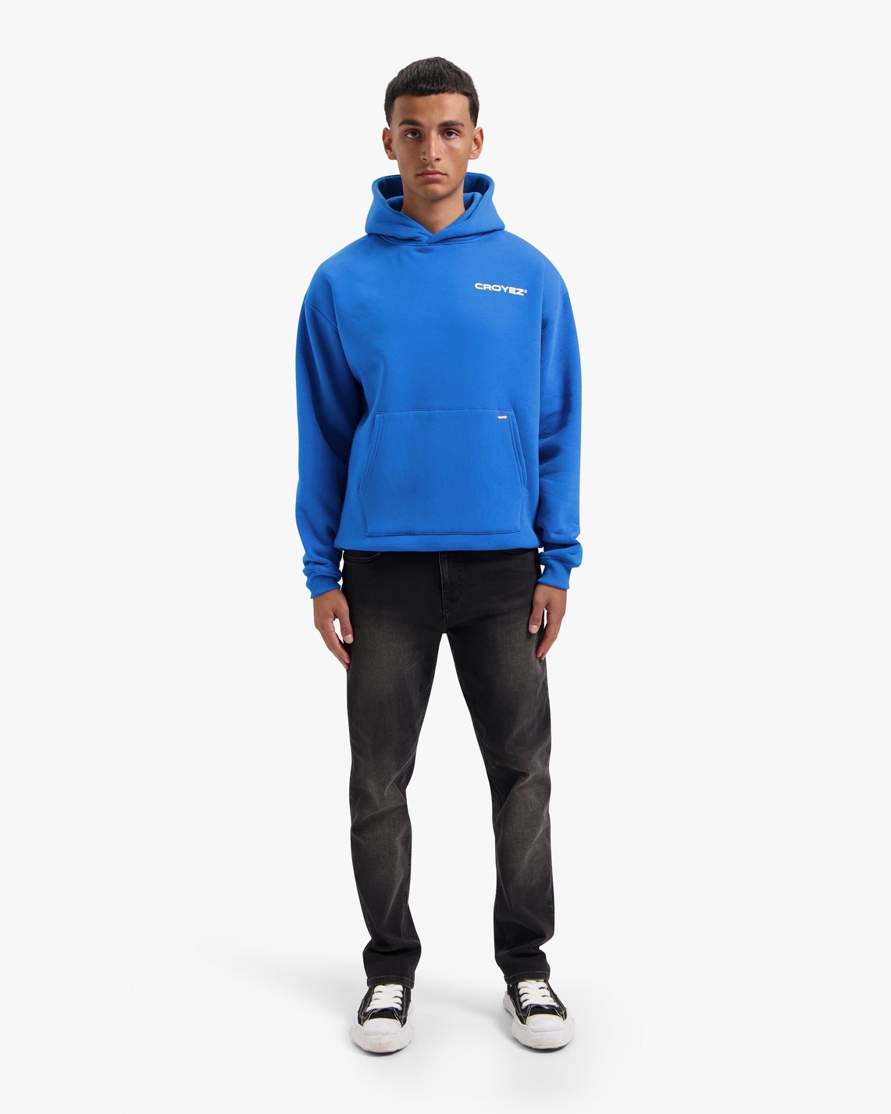 CROYEZ FAMILY OWNED BUSINESS HOODIE | COBALT BLUE