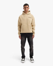 CROYEZ FAMILY OWNED BUSINESS HOODIE | BEIGE/BROWN