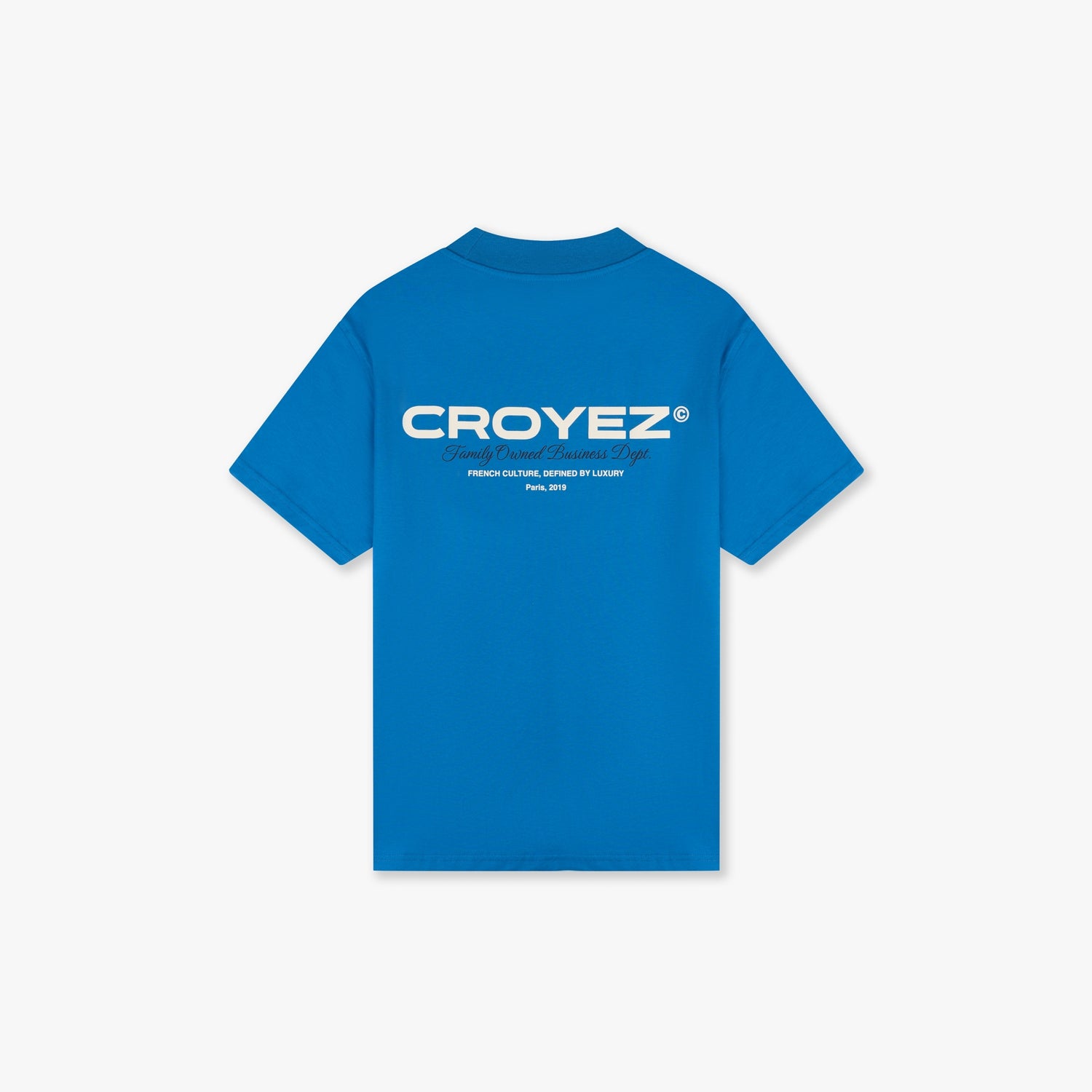 CROYEZ FAMILY OWNED BUSINESS T-SHIRT | COBALT BLUE