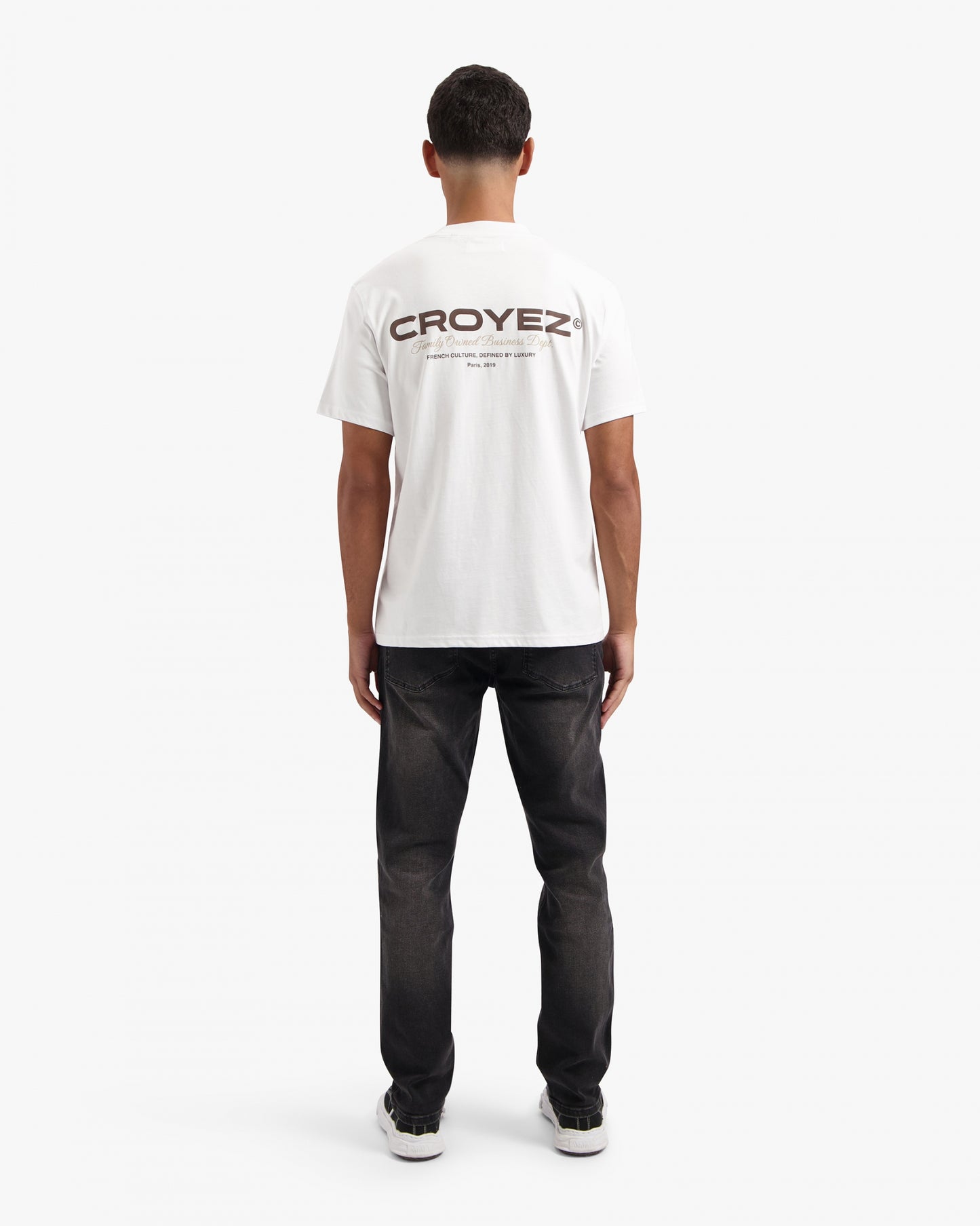 CROYEZ FAMILY OWNED BUSINESS T-SHIRT - WHITE